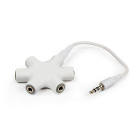 3.5mm Earphone Headphone Audio Splitter Music Mixer