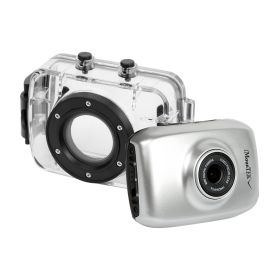 720p HD Sport Action Camera with 2" Touchscreen in Silver