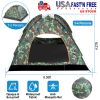 3/4 Person Instant Pop Up Dome Tent Waterproof Camping Tent w/Mosquito Net Doors Bags
