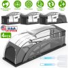 4Pcs Humane Live Mouse Trap Reusable Rat Rodent Trap Catch Release Cage with Top Handle Safe for Family Children Pets Easy Setup