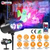 12 Patterns LED Projector Lights IP65 Waterproof Ocean Wave Projector Light with Remote Control Timer for Christmas Halloween Festival Wedding Party D