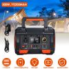 300W Portable Power Station 70200mAh AC Car Solar Generator Backup Energy Storage Battery for Outdoor Camping Travel Emergency Support Wireless Chargi