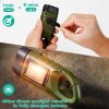 2 Packs Hand Crank Solar Powered Flashlight 3 LED Emergency Light Solar Torch for Camping Climbing Outdoor Activity