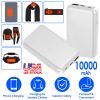 10000mAh Portable Charger Battery Pack for Heated Blanket Vest Jacket Power Bank with Type-C USB Cable Fit For IOSPhone 14 Android And More 5V/2A DC12