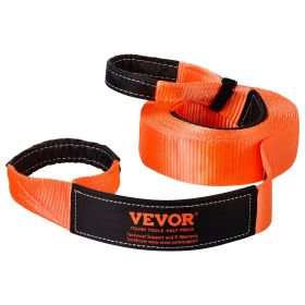 VEVOR Car Tow Cable Towing Strap Rope 36000 lbs 30ft 3-inch Emergency Heavy Duty
