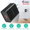 USB Wall Charger 18W Quick Charge 3.0 Fast Charger Power Adapter High Speed Wall Charger Fit for iPhone 14 13 11 Pro Max 12 Pro Max Mini Xs XS Max XR