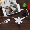 3.5mm Earphone Headphone Audio Splitter Music Mixer