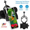 Universal Cellphone Telescope Phone Adapter Mount Binocular Spotting Scope Monocular Phone Cradle Holder 0.98in-1.89in Eyepiece Diameter