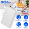10000mAh Portable Charger Battery Pack for Heated Blanket Vest Jacket Power Bank with Type-C USB Cable Fit For IOSPhone 14 Android And More 5V/2A DC12