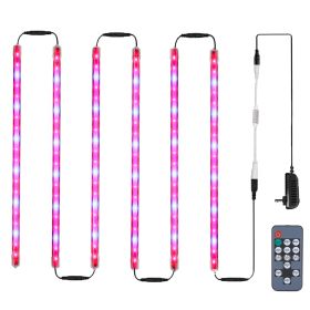 LED Plant Grow Light Strips Red Blue Spectrum Plant Growing Lamp Bar with 6 Strips 180 LEDs 9 Modes 2/4/8H Timer 100 Dimmable Levels 50 Speed Levels