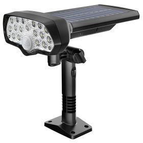 Solar Wall Light Outdoor Solar Motion Sensor Light IP65 Waterproof W/ Rotatable for Garden Front Door Porch Garage Driveway Pathway