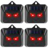 4Pcs Solar Predator Control Light Coyote Deterrent Deer Bird Repeller Lamp Animal Repellent for Garden Farm