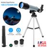 Refractive 90X Astronomical Monocular Telescope for Kids and Lunar Beginners for HD Viewing Space Star Moon Tripod 2 Eyepieces