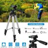 Portable Camera Tripod 45" Adjustable Camera Stand Folding For Canon Nikon Sony DSLR
