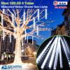 LED Meteor Shower Rain Light 30cm 192LED Falling Rain Drop String Light Waterproof Xmas Decor Outdoor