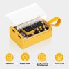 20000mAh Transparent Power Bank Portable Mini Phone Charger External Battery Pack with 3 Inbuilt Cables 4 Light Modes Digital Display Handle
