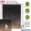 5x7FT Glitter Photo Backdrop Gradual Glitter Black Gold Bokeh Spots Photography Background for Studio Birthday Party Events Decoration
