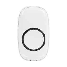 Wireless Doorbells Rings 1000FT Operating Range IP44 Waterproof Door Chime W/ 1 Plug Receiver Chimes 52 Melodies LED Indicator Bells for Office Apartm (Option: DoorBellWhiteGold)