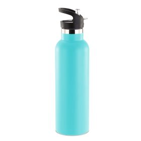 Sports Water Bottle Stainless Steel Vacuum-Insulated Drinking Cup w/ Straws Outdoor Cycling Hiking (Option: StillWaterBottle750mlTQS)