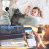 1080P WiFi IP Camera Motion Detection IR Night Vision Camcorder Indoor Two-way Intercom 360overage Security Surveillance App Cloud Available for Ba