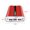 Portable Charger 20000mAh Power Bank Total 5.8A Output 3-USB Ports External
Battery Pack Portable Phone Charger for IOS Phone11/Pro/Max/8/X/XS iPad S