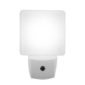 LED Night Light Dusk To Dawn Sensor Lamps Plug-in Light for Hallway Kitchen Bathroom (Option: LEDNightLightPlugUSWarmWhite)
