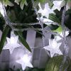 Star Fairy Lights Garden Lights 40LEDS 13.12FT String Lamp Decorative Lights Flash Constant LED Lights Battery Operated For Curtain Wedding Room Garde