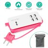 USB Power Strip w/ Surge Protector Fire Retardant 5FT Extension Cord USB Charging Station w/ 4 USB Ports 1AC Socket For Phone Tablet PC