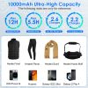 20000mAh 5V 2A Power Bank for Heated Jackets Vests Pants Gloves Scarves DC 7.4V 2A Heated Clothing Replacement Battery Pack for Men Women