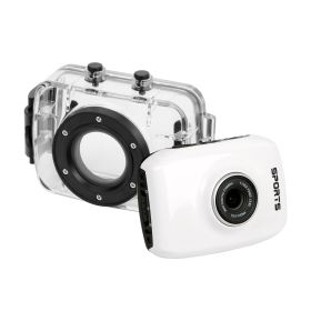 Waterproof  HD Sports DV Action Camcorder (Option: GiftSportDVWhite)