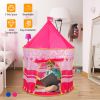 Kids Play Tent Foldable Pop Up Children Play Tent Portable Baby Play House Castle W/ Carry Bag Indoor Outdoor Use