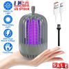 900V High Voltage Cordless Indoor Bug Zapper Type C Rechargeable Mosquito Lamp Trap Portable Electric Mosquito Killer with Hanging Strap Night Light f