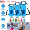 Floating Waterproof Dry Bag Floating Dry Sacks with Observable Window 20L Roll Top Lightweight Dry Storage Bag for Kayaking Rafting Boating Swimming C