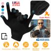 Unisex Winter Knit Gloves Touchscreen Outdoor Windproof Cycling Skiing Warm Gloves