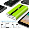 12000mAh Portable Charger with Dual USB Ports 3.1A Output Power Bank Ultra-Compact External Battery Pack Fast Charging for IOS Phone Samsung Xiaomi ZT
