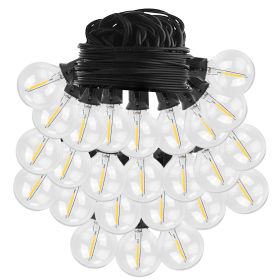 25FT Decorative Globe String Lights Outdoor Indoor 25Pcs Bulb Light Strings Fairy String Lamps for Garden Lawn Patio Cafe Party (Option: StringLight25FTUK)