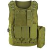 Adults Tactical Vest Military Airsoft Paintball Vest Camouflage Combat Vest for Hunting Army Fans CS War Game