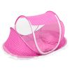 Foldable Baby Travel Bed Portable Infant Mosquito Net Tent Crib Cradle w/ Pillow Mattress Music Box for 0-3 Kids