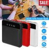 10000mAh Portable Power Bank Mini External Battery Pack Charger w/ Dual USB Ports LCD Display Type C Micro USB Input Ports