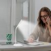 Dimmable LED Desk Light Table Beside Reading Lamp Touch Sensor USB Rechargeable Table Lamp Flexible Gooseneck Book Night Light