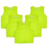 5Pcs Mesh Scrimmage Vests Soccer Basketball Team Training Pinnies Jerseys Shirt For Kids