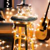Star Fairy Lights Garden Lights 40LEDS 13.12FT String Lamp Decorative Lights Flash Constant LED Lights Battery Operated For Curtain Wedding Room Garde