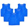 5Pcs Mesh Scrimmage Vests Soccer Basketball Team Training Pinnies Jerseys Shirt For Kids