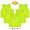 5Pcs Mesh Scrimmage Vests Soccer Basketball Team Training Pinnies Jerseys Shirt For Kids