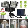 Solar Lights Outdoor 188 LEDs 1600lm Solar Security Lights Motion Sensor Lights 270)ghting Angle Waterproof Dusk to Dawn Solar Wall Lights 360¯tat