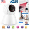 1080P WiFi IP Camera Motion Detection IR Night Vision Camcorder Indoor Two-way Intercom 360overage Security Surveillance App Cloud Available for Ba