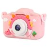 Dinosaur Kids Selfie Camera Cartoon Camera 48MP 1080P HD Digital Camera with Cartoon Case Card Reader 32G MMC Card for Boys Girls Aged 6+ Years Old
