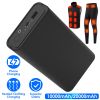 20000mAh 5V 2A Power Bank for Heated Jackets Vests Pants Gloves Scarves DC 7.4V 2A Heated Clothing Replacement Battery Pack for Men Women