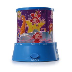 Kids Constellation Projector Lamp Cordless Battery-Powered LED Night Light Colorful Decoration Holiday Lights (Option: LEDConstellationSTLight)