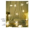 Star Fairy Lights Garden Lights 40LEDS 13.12FT String Lamp Decorative Lights Flash Constant LED Lights Battery Operated For Curtain Wedding Room Garde